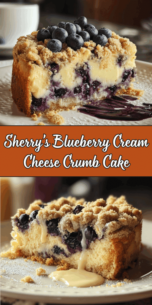 Sherry&rsquo;s Blueberry Cream Cheese Crumb Cake 2