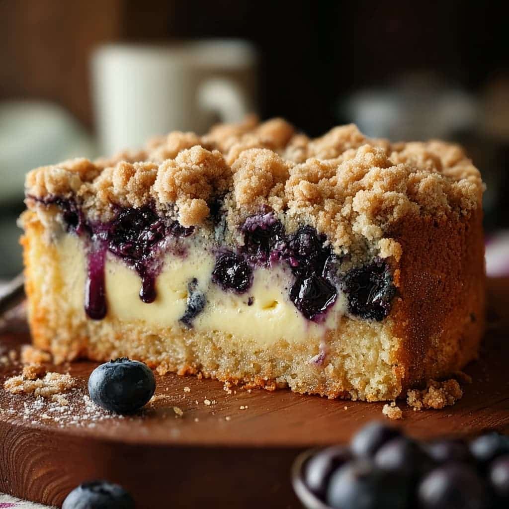 Sherry&rsquo;s Blueberry Cream Cheese Crumb Cake