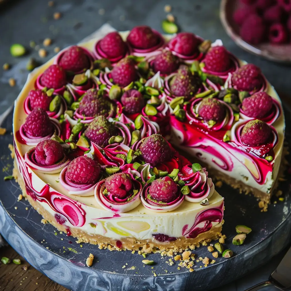 nadaworking99 32937 Lush Pistachio and Raspberry Cheesecake 96240928 f8e8 4da0 ac4d 367b5e1fdeb4 0