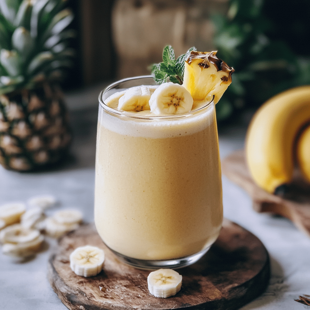 Refreshing Pineapple and Banana Smoothie: A Tropical Delight for Any Time of Day 2 nadaworking99 32937 Refreshing Pineapple and Banana Smoothie b09886f0 176e 41d2 ab67 142e19b01148 2
