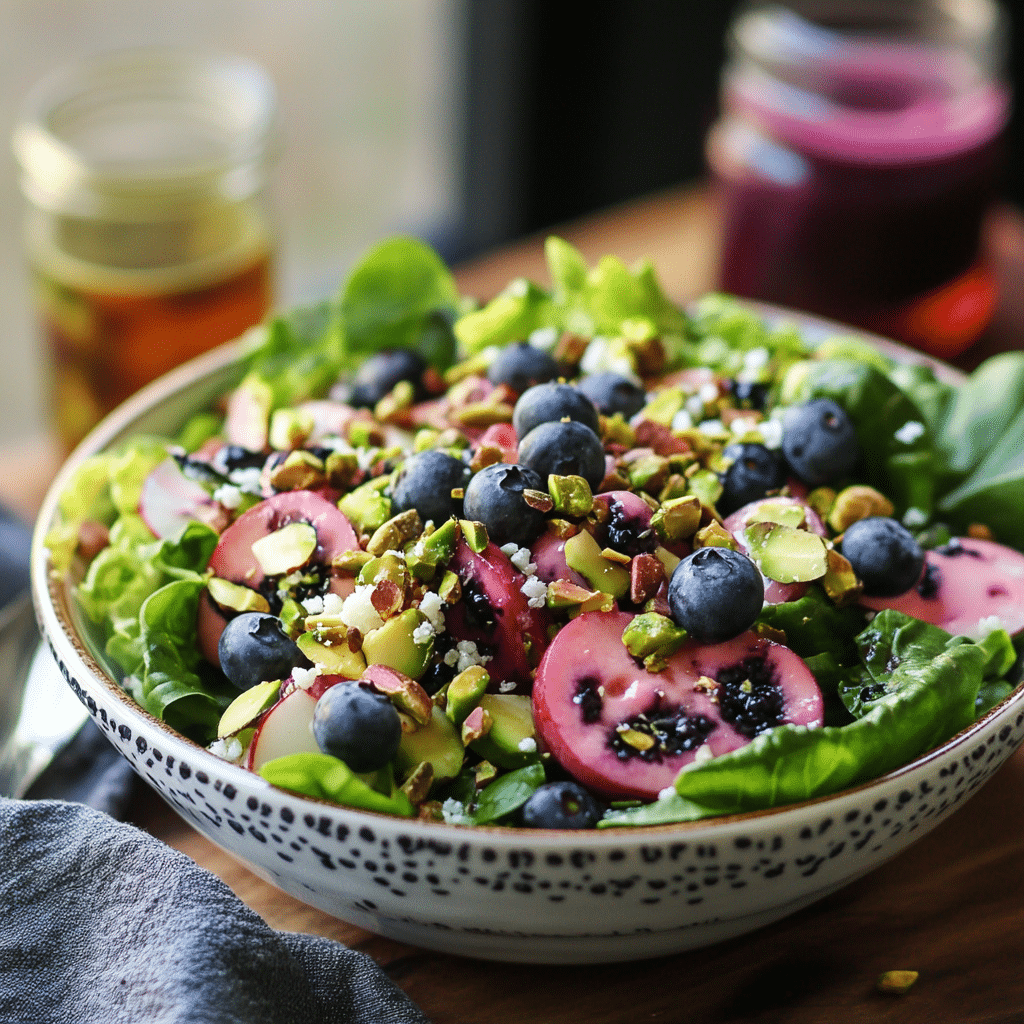 louimediateam Blueberry Pistachio Spring Salad cref httpss. ad88d467 02d9 4c83 9e16 32400644f722 0