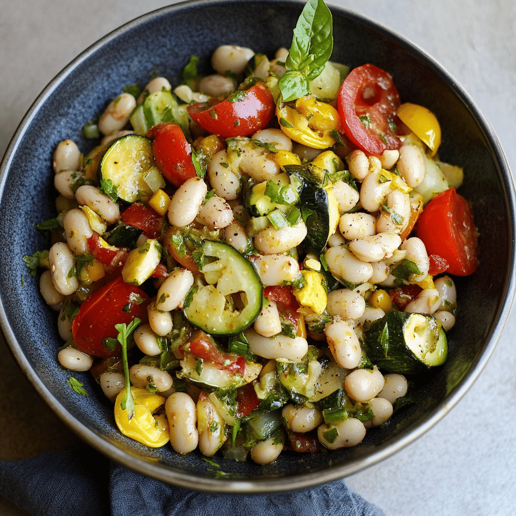 louimediateam White bean salad with summer vegetables cref 154fc7ab 80ed 4663 91e6 1c93c31e6750 3