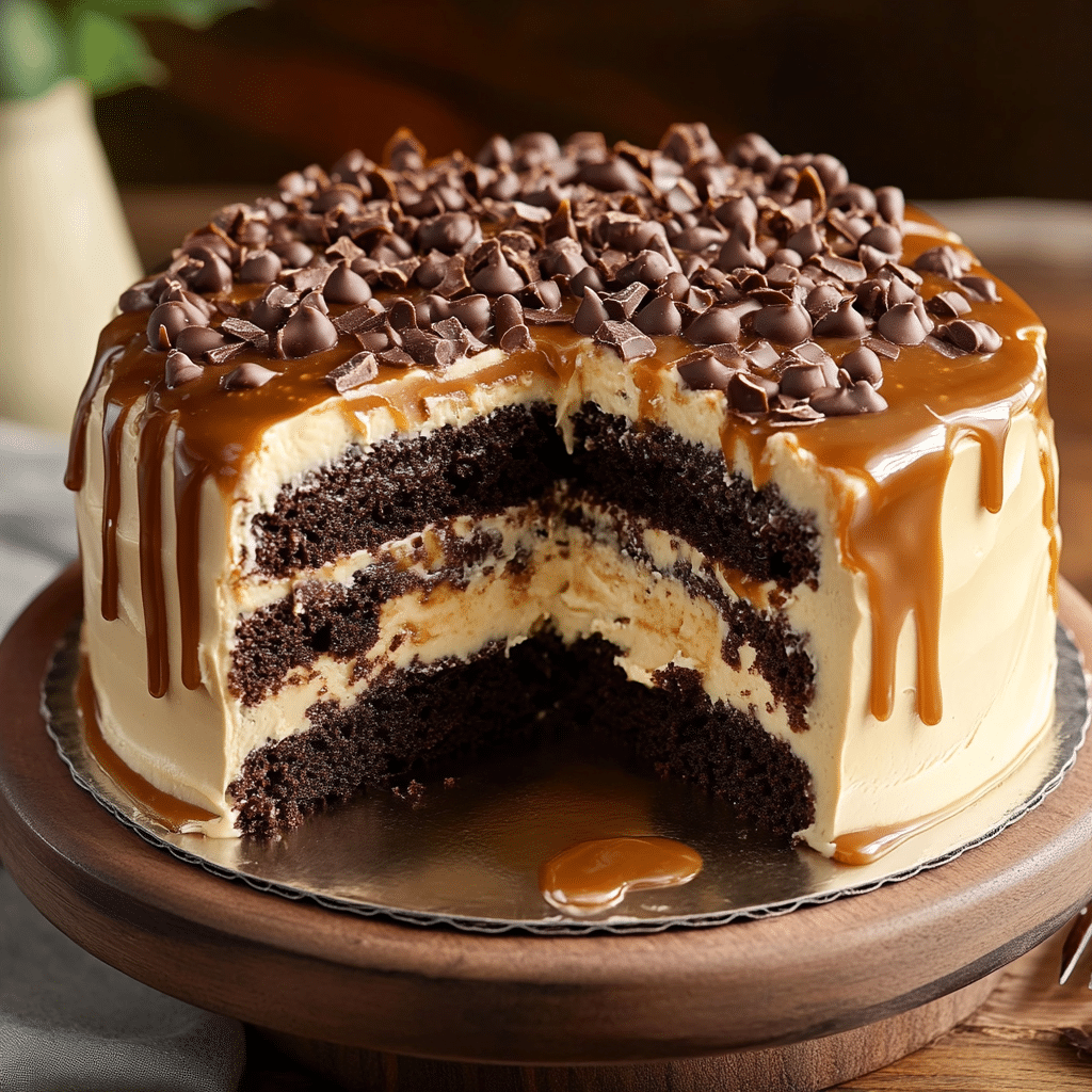 Chocolate Caramel Toffee Crunch Cake: A Rich and Irresistible Dessert Explosion 1 nadaworking99 32937 Chocolate Caramel Toffee Crunch Cake cr 18a1c145 8ca7 4b9a aebe eeb3f9f5d162 2