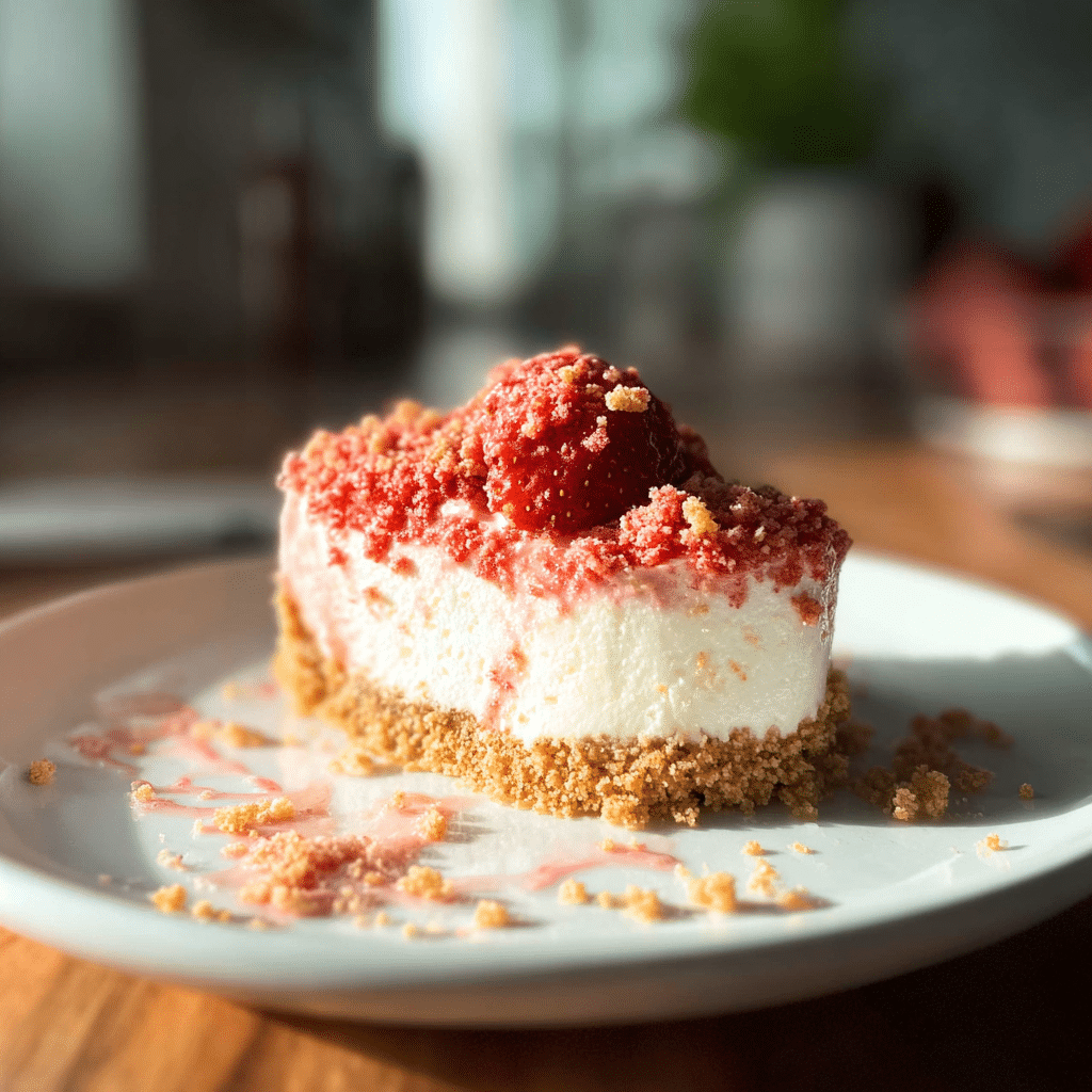 Pot Strawberry Crunch Cheesecake: A Delightfully Easy No-Bake Dessert 2 louimediateam httpss.mj .runRM3IUMpEx7w Pot Strawberry Crunch 52ce257d 0915 4edd ba70 54dd51393430 0