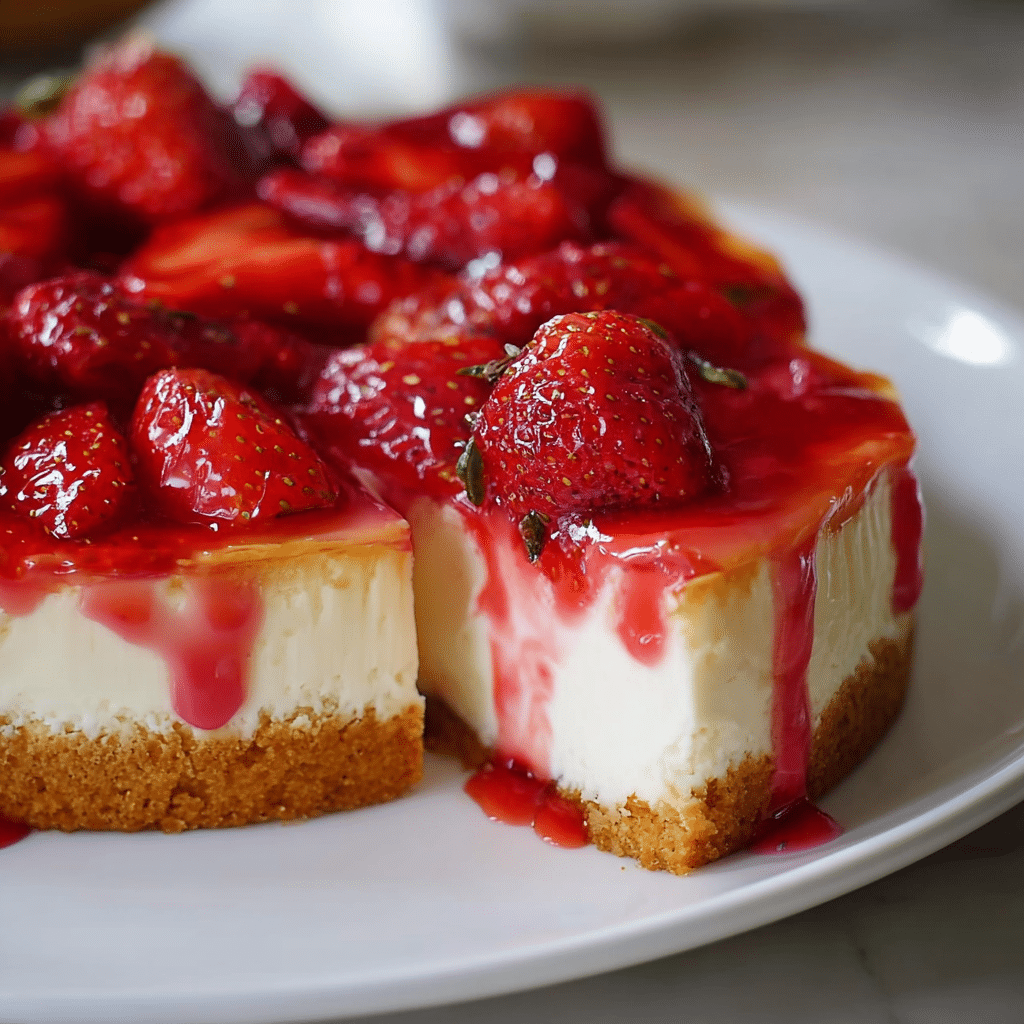 The Irresistible Charm of Strawberry Cheesecake: A Delightful Dessert for Every Occasion 2 louimediateam httpss.mj .runRgRSbxp2ucM Closeup zoomed in Amat 2f5e1001 58d7 48cb b1c4 e97f44ae2e2e 1