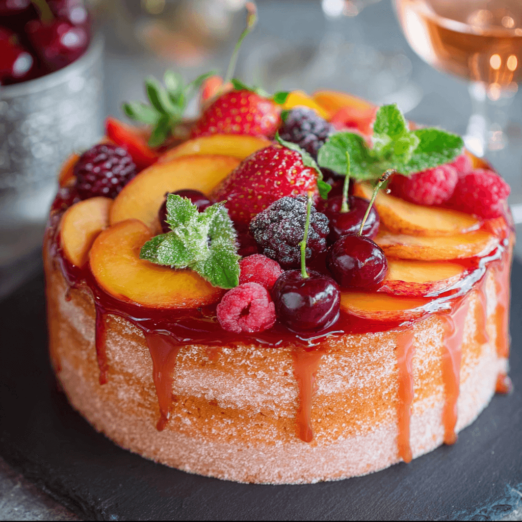 Summer Fruit Sangria Cake: A Refreshing Twist on a Classic Dessert 2 louimediateam httpss.mj .runyq1e TitXE8 Close up Shot Front vi 825c5ff8 a570 4fb6 98aa 3e753b096f25 0 1