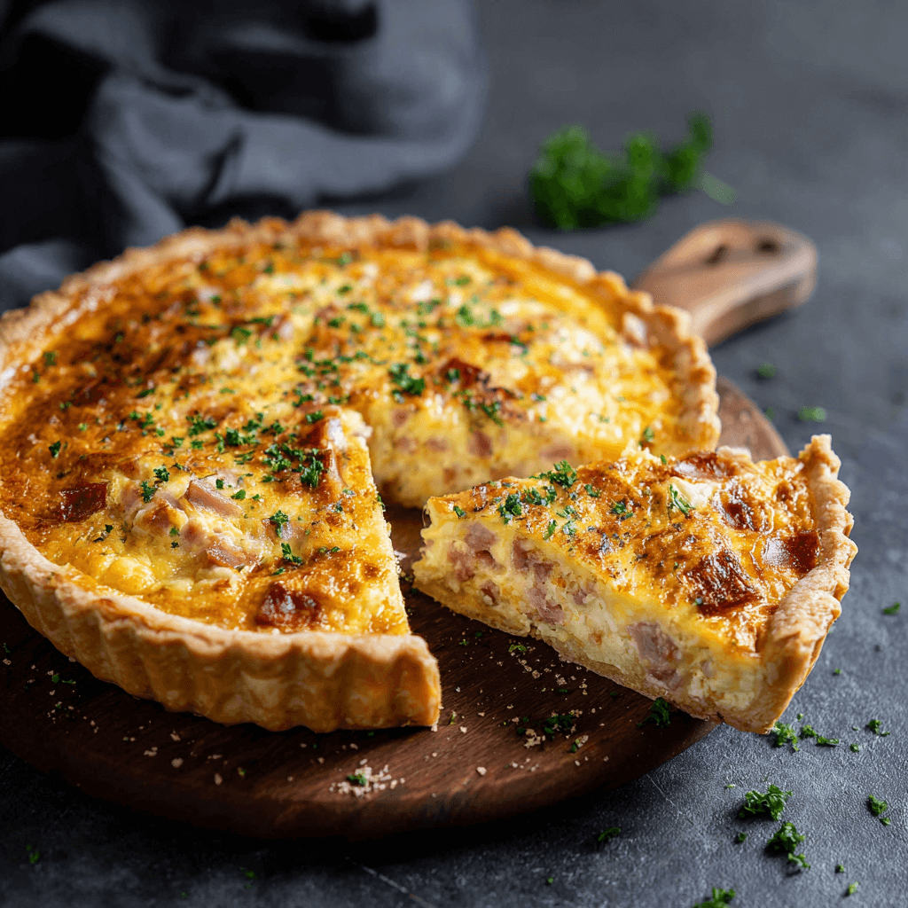 Deliciously Simple Ham Quiche: A Classic Dish Made Easy 2 louimediateam httpss.mj .runobhSb4ZEius front view front view a9a5bad5 729c 4893 8ace 64c81e084372 1 1
